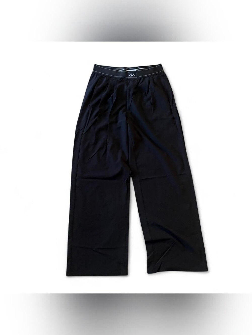 ALO Yoga Black Suit Up Trouser Regular (30” inseam)